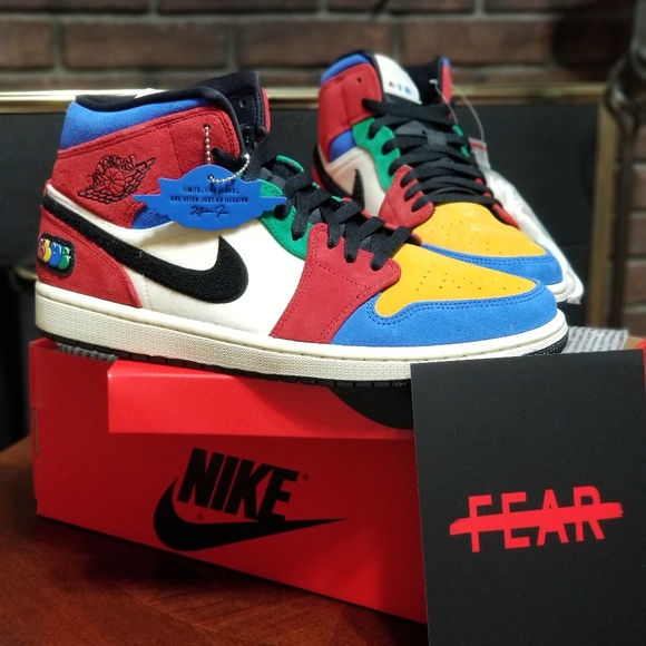 Jordan Other - 🔥Air Jordan 1 Mid Fearless "Blue The Great" Shoes